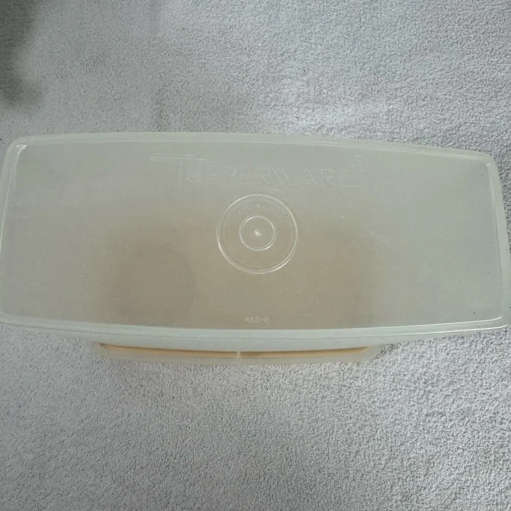 Tupperware‎ Wheat Pour Top Lid Cereal Container Vintage 8